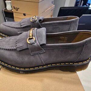 DR. MARTENS Adrian Snaffle Loafer Grey / Washed Denim 31588764 Mens US Size 13
